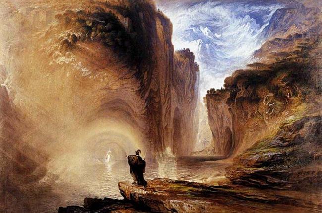 John Martin Manfred and the Alpine Witch china oil painting image